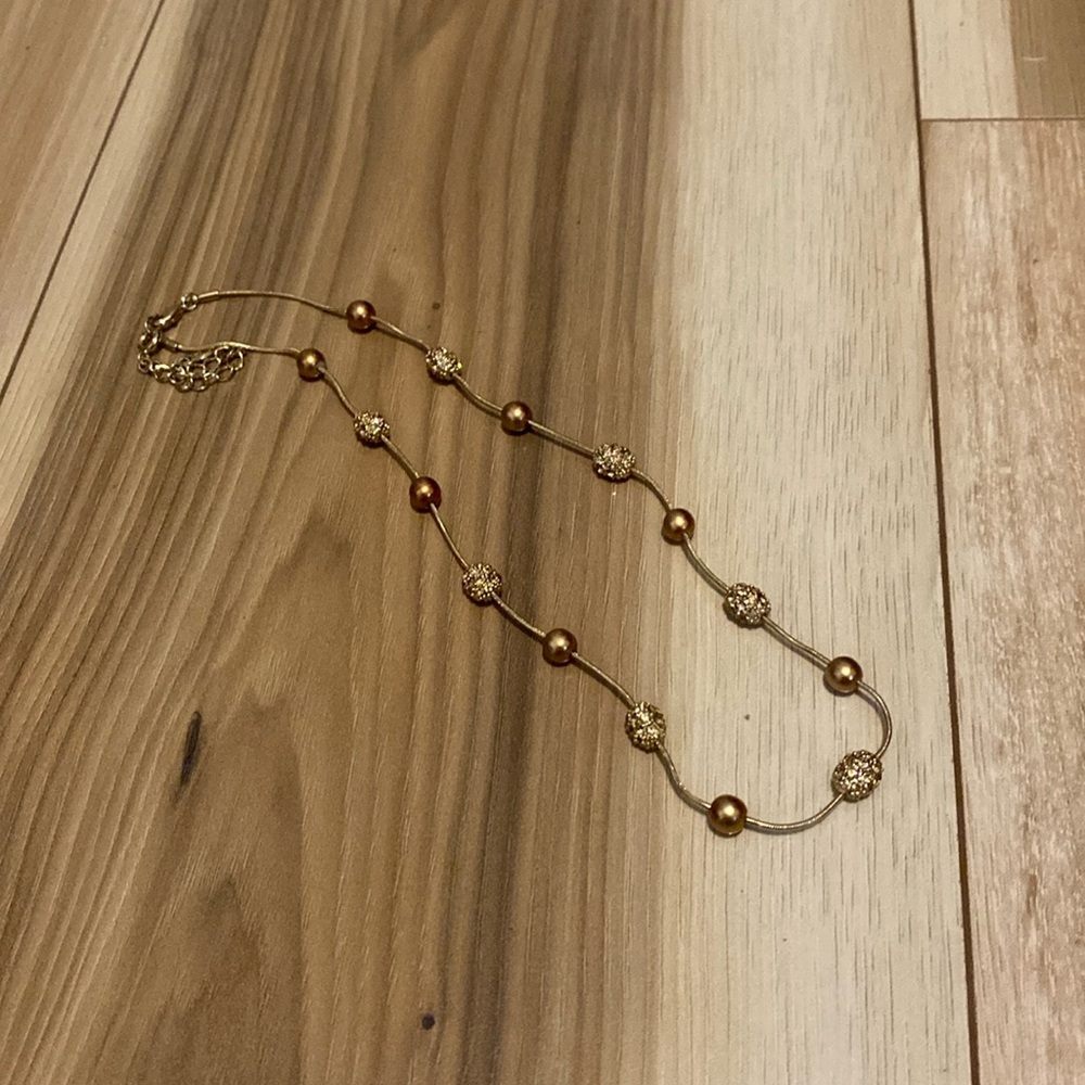 Bronze beaded Necklace